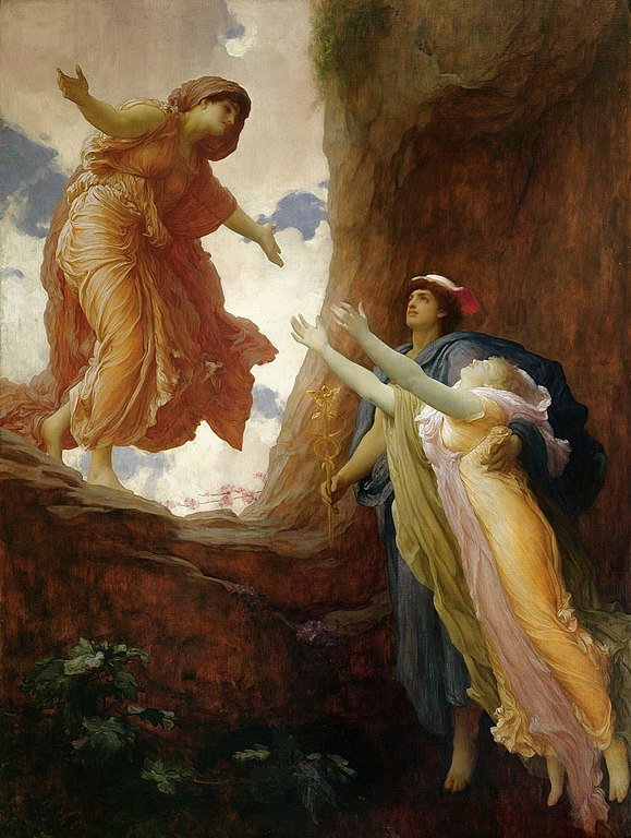 579px Frederic Leighton The Return of Persephone 1891